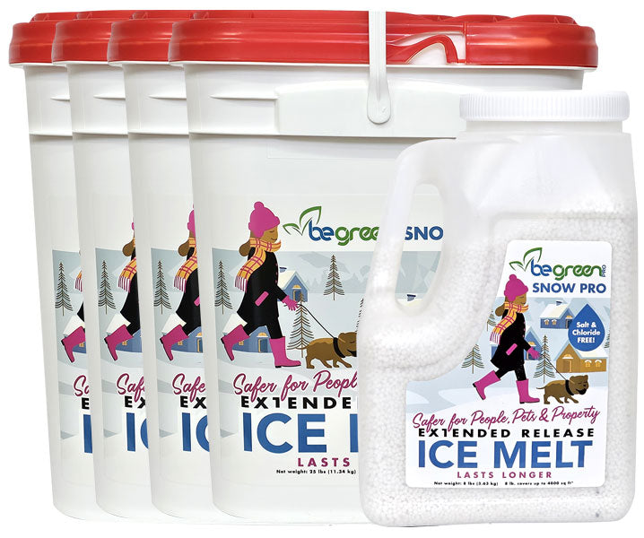 Snow Pro Ice Melt - 4 Pails + 1 Shaker Jug